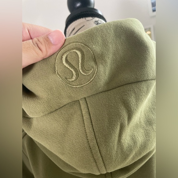 Lululemon Scuba Oversized Full Zip Hoodie - Bronze Green - Picture 12 of 12